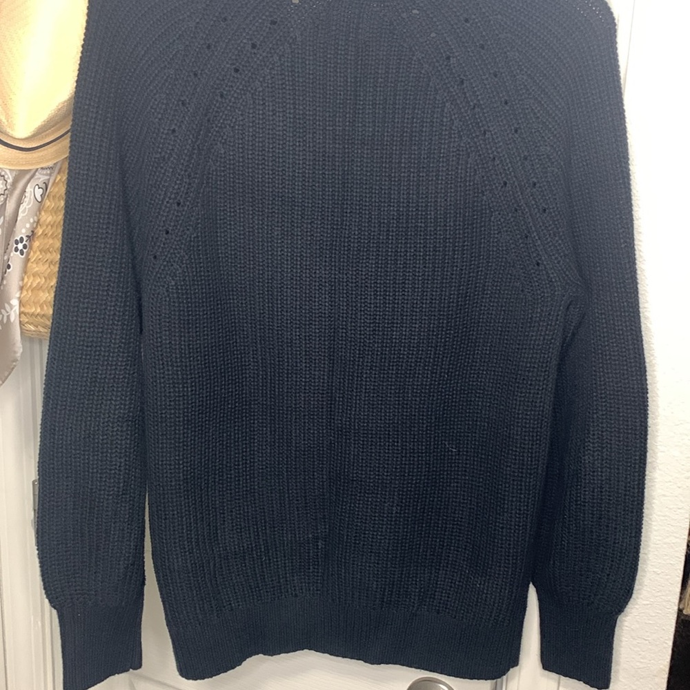 Gap Cable Knit Button Up Sweater - image 8